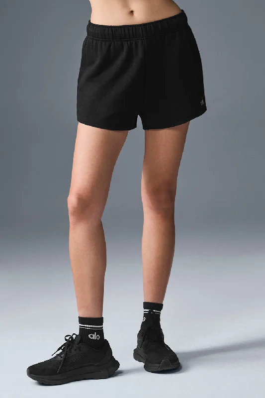 Solid Color Women Shorts in Bright Hues for a Bold StatementAccolade Short - Black